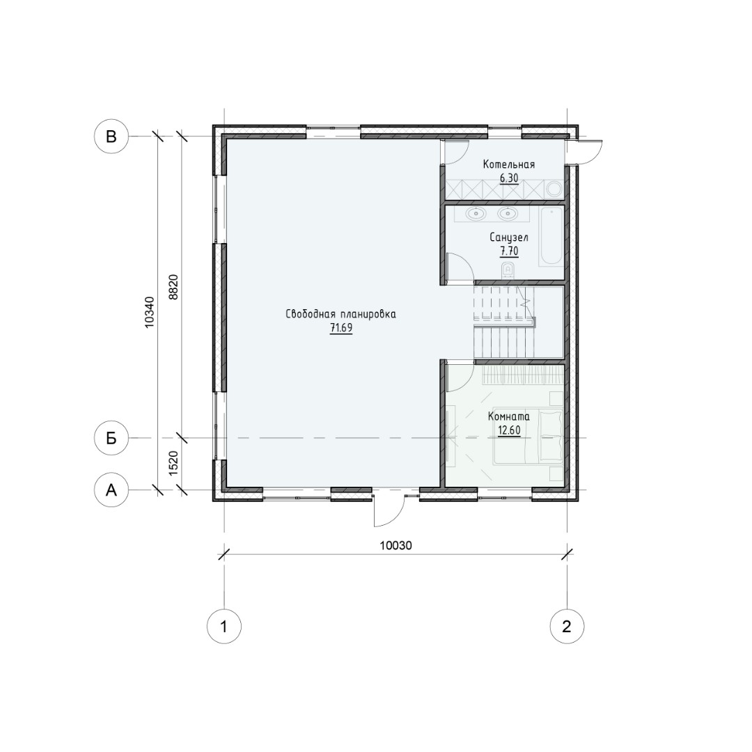 Проект дома 220 кв.м. без гаража | Concrete House